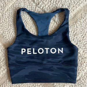 Peloton Blue Camo Sports Bra Size Small